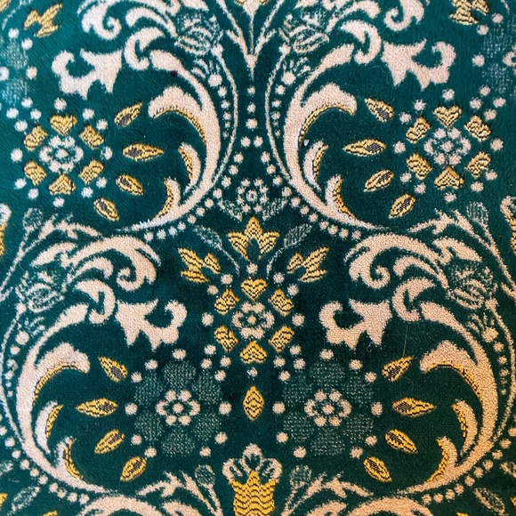 Forest Green & Gold Vintage Turkish Tapestry - Picture 2 of 8